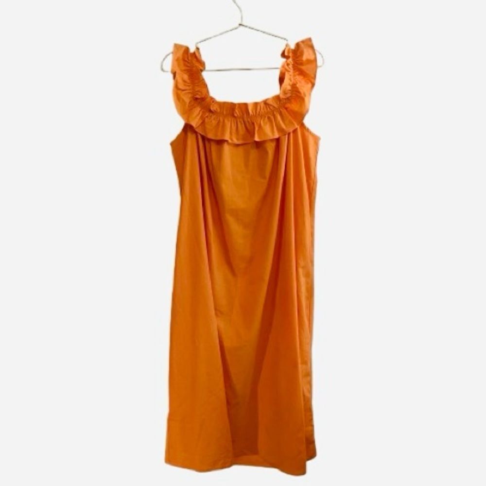 NWT ✨Victoria Dunn Ruffle Sleeveless Scoop Neck Sundress